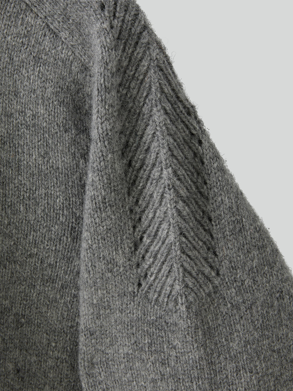 Recto - Shetland Wool Knit Top (Melange Grey) product image 8 | TRAB K-Fashion Australia