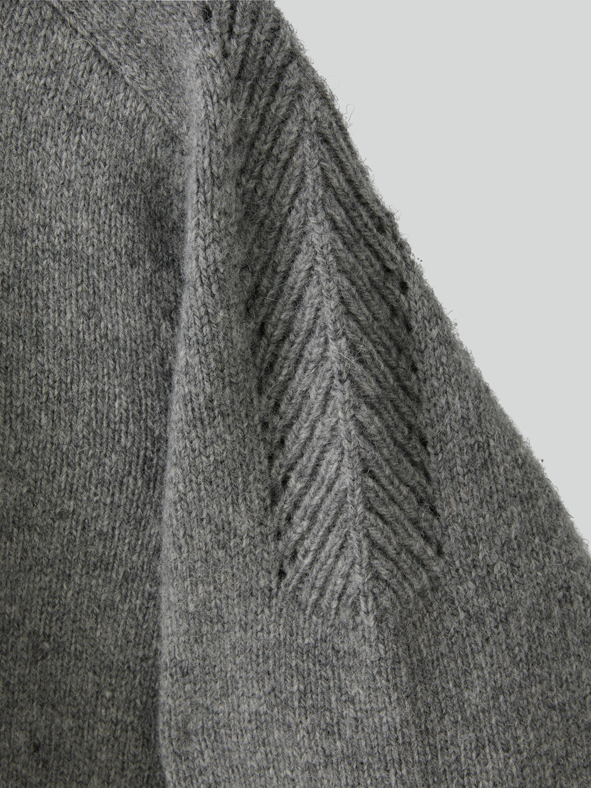 Recto - Shetland Wool Knit Top (Melange Grey) product image 8 | TRAB K-Fashion Australia