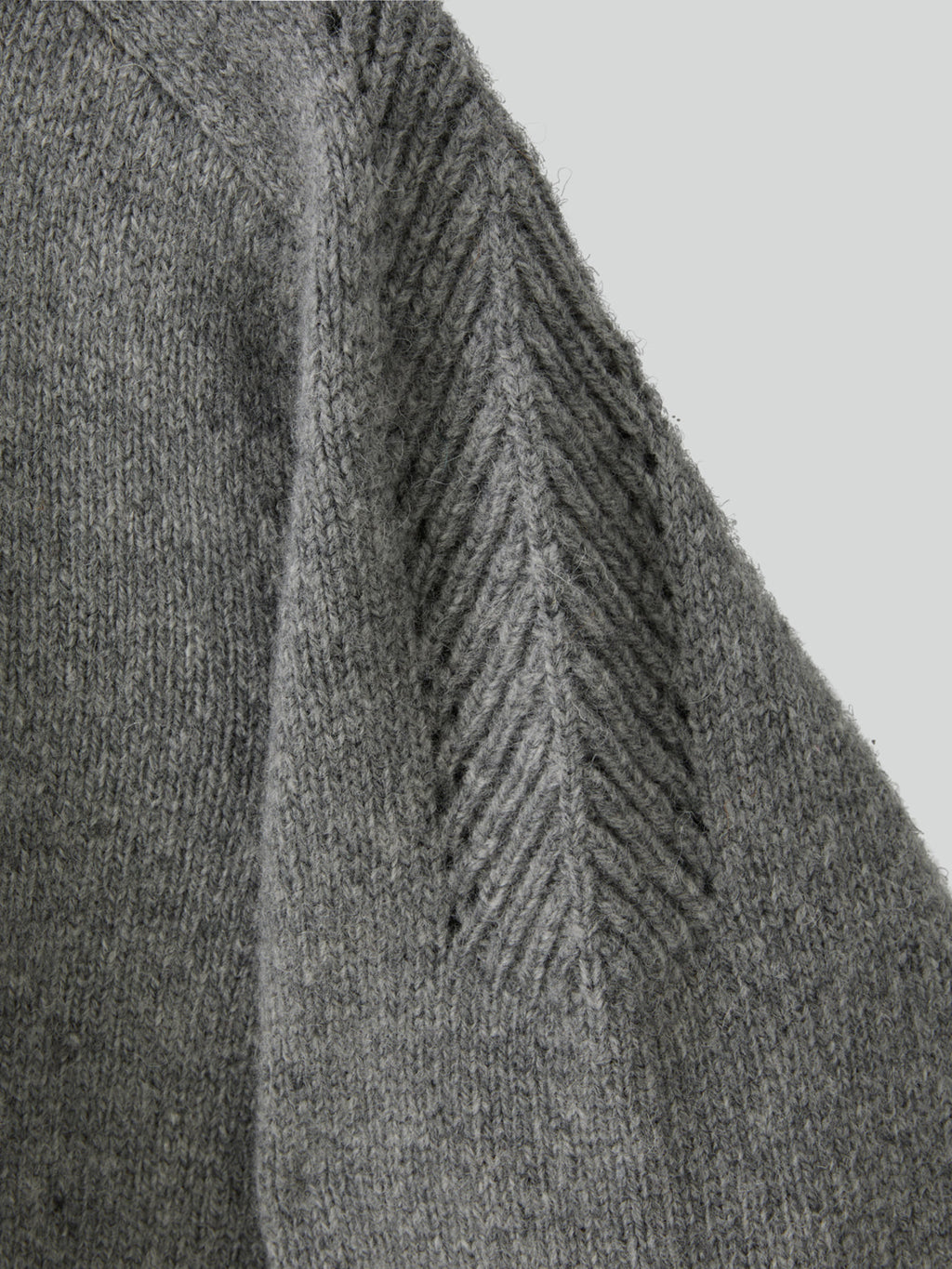 Recto - Shetland Wool Knit Top (Melange Grey) product image 8 | TRAB K-Fashion Australia