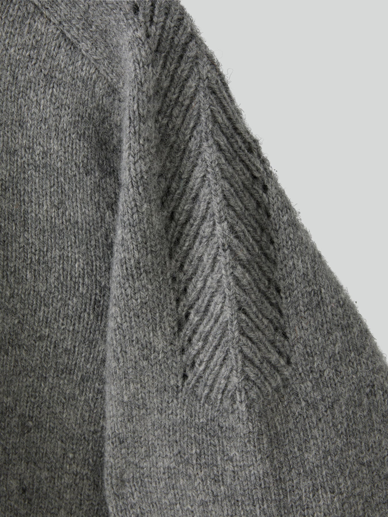 Recto - Shetland Wool Knit Top (Melange Grey) product image 8 | TRAB K-Fashion Australia