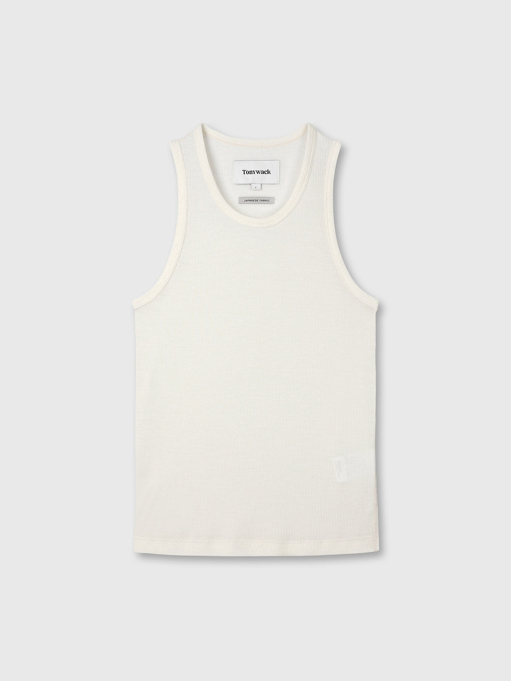 Tonywack - Super Fine Wool Ribbed Sleeveless Japanese Fabric (Ecru) product image 7 | TRAB K-Fashion Australia