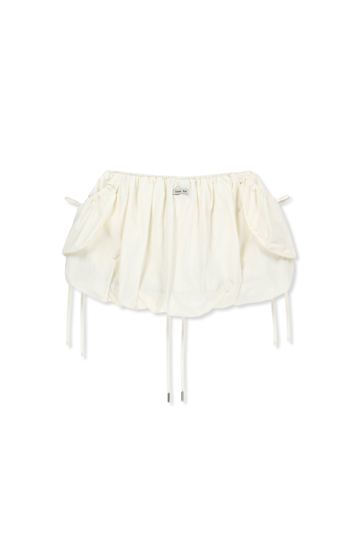 Matin Kim - Strap Detail Ballon Skirt (Ivory) product image 2 | TRAB K-Fashion Australia