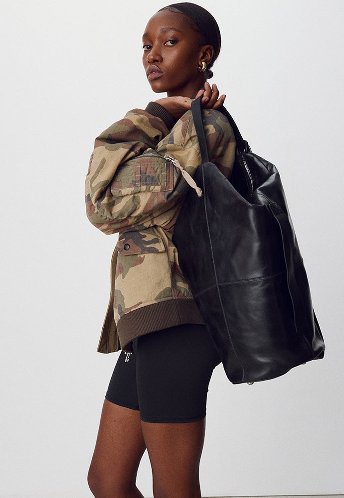 Tonywack - Camouflage Nylon Bomber (Beige/Green) product image 4 | TRAB K-Fashion Australia