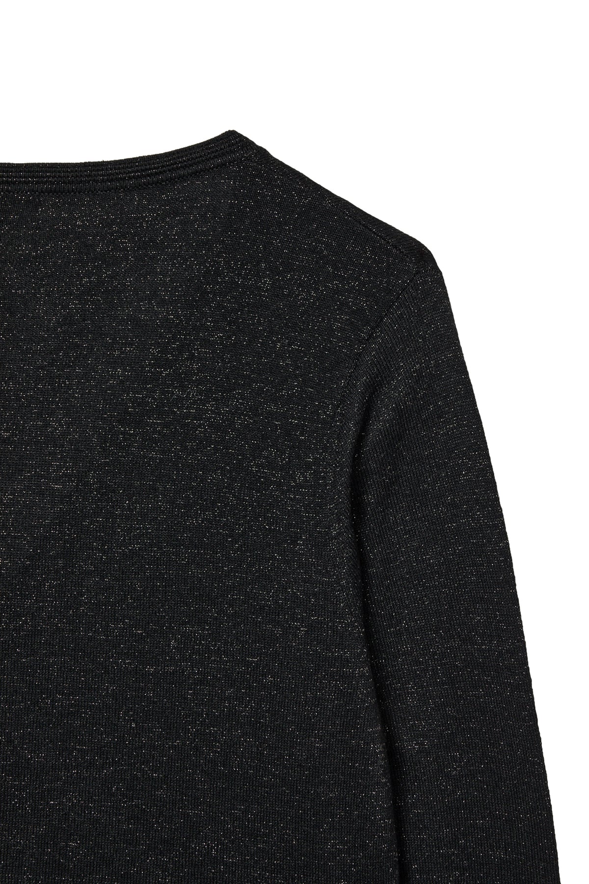 Deinet - V-Neck Metal Knit (Black) product image 4 | TRAB K-Fashion Australia