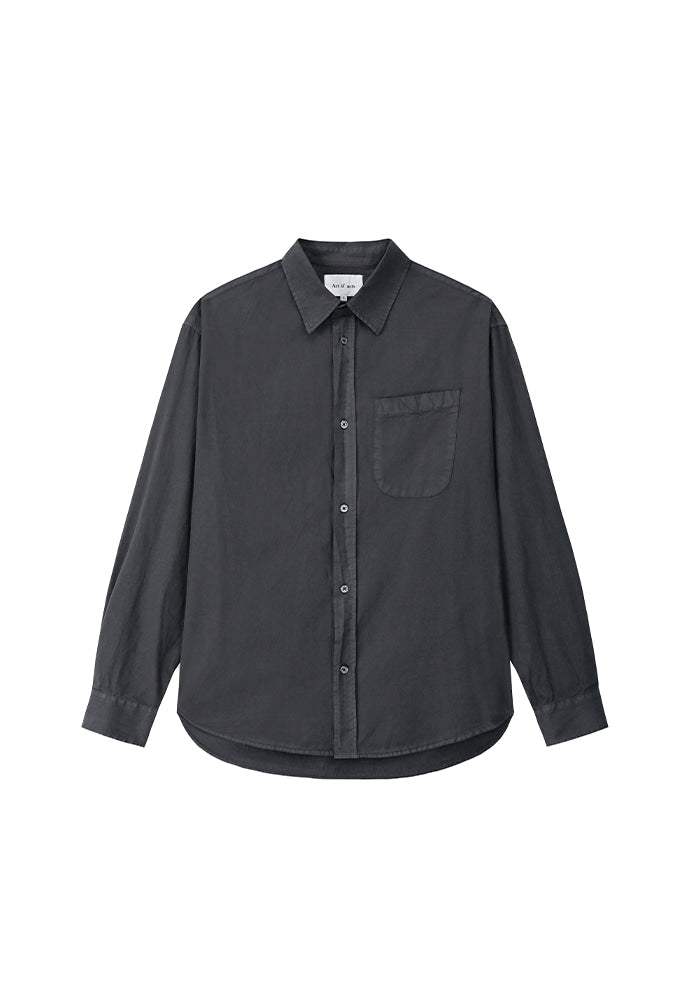 Art if acts - Padre Garment-dyed Shirt (Charcoal) product image 7 | TRAB K-Fashion Australia