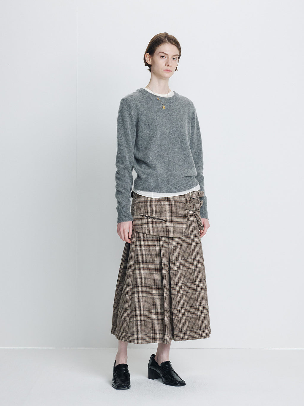 Tonywack - Wool Blend Crew-Neck Knit (Grey) product image 3 | TRAB K-Fashion Australia