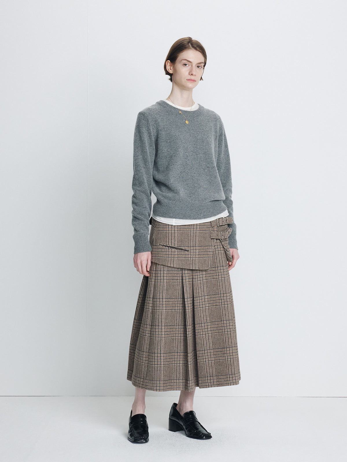 Tonywack - Wool Blend Crew-Neck Knit (Grey) product image 3 | TRAB K-Fashion Australia