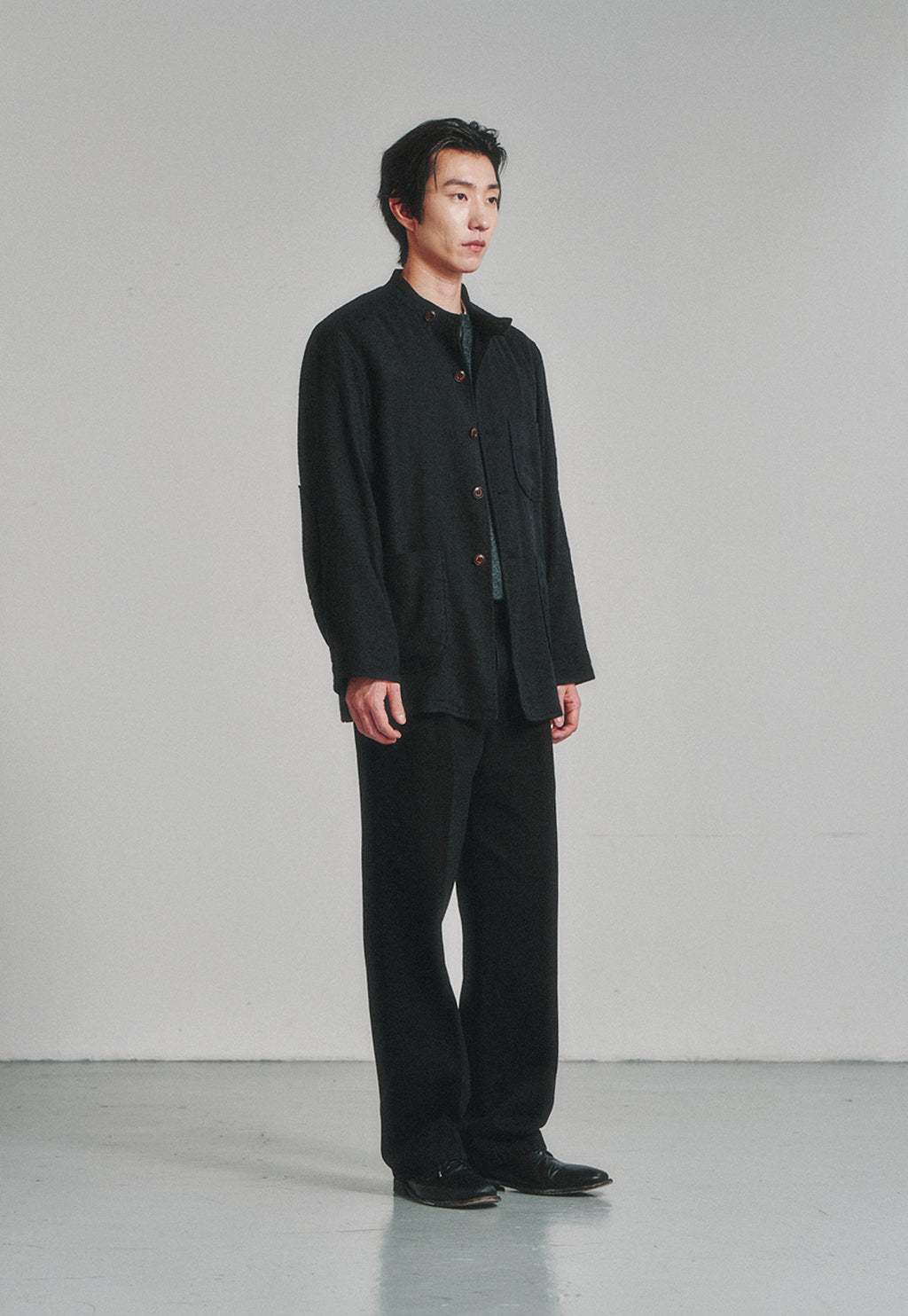 Art if acts - Silk French Forestiere Jacket (Black) product image 3 | TRAB K-Fashion Australia