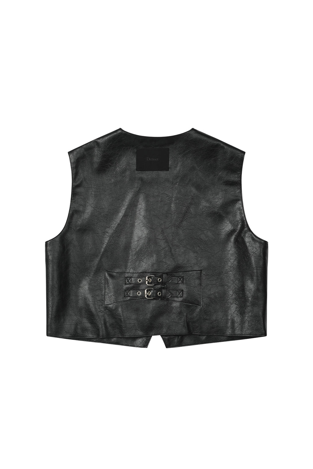 Deinet - Faux Leather Vest (Black) product image 12 | TRAB K-Fashion Australia