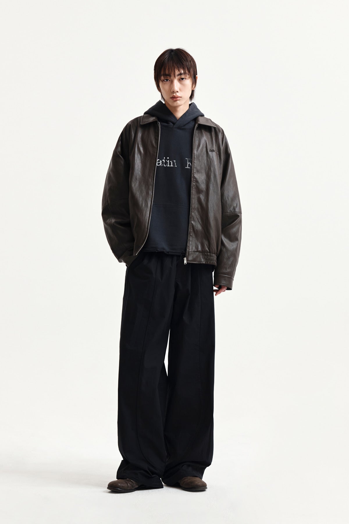 Matin Kim - Multi Panel Wide Pants (Black) product image 13 | TRAB K-Fashion Australia