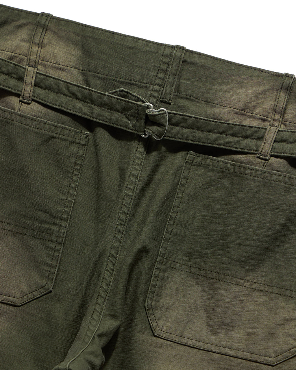 Eastlogue - Cinch Back Curved Pants (Vintage Olive) product image 6 | TRAB K-Fashion Australia