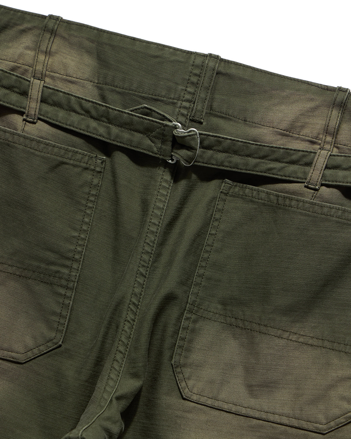 Eastlogue - Cinch Back Curved Pants (Vintage Olive) product image 6 | TRAB K-Fashion Australia