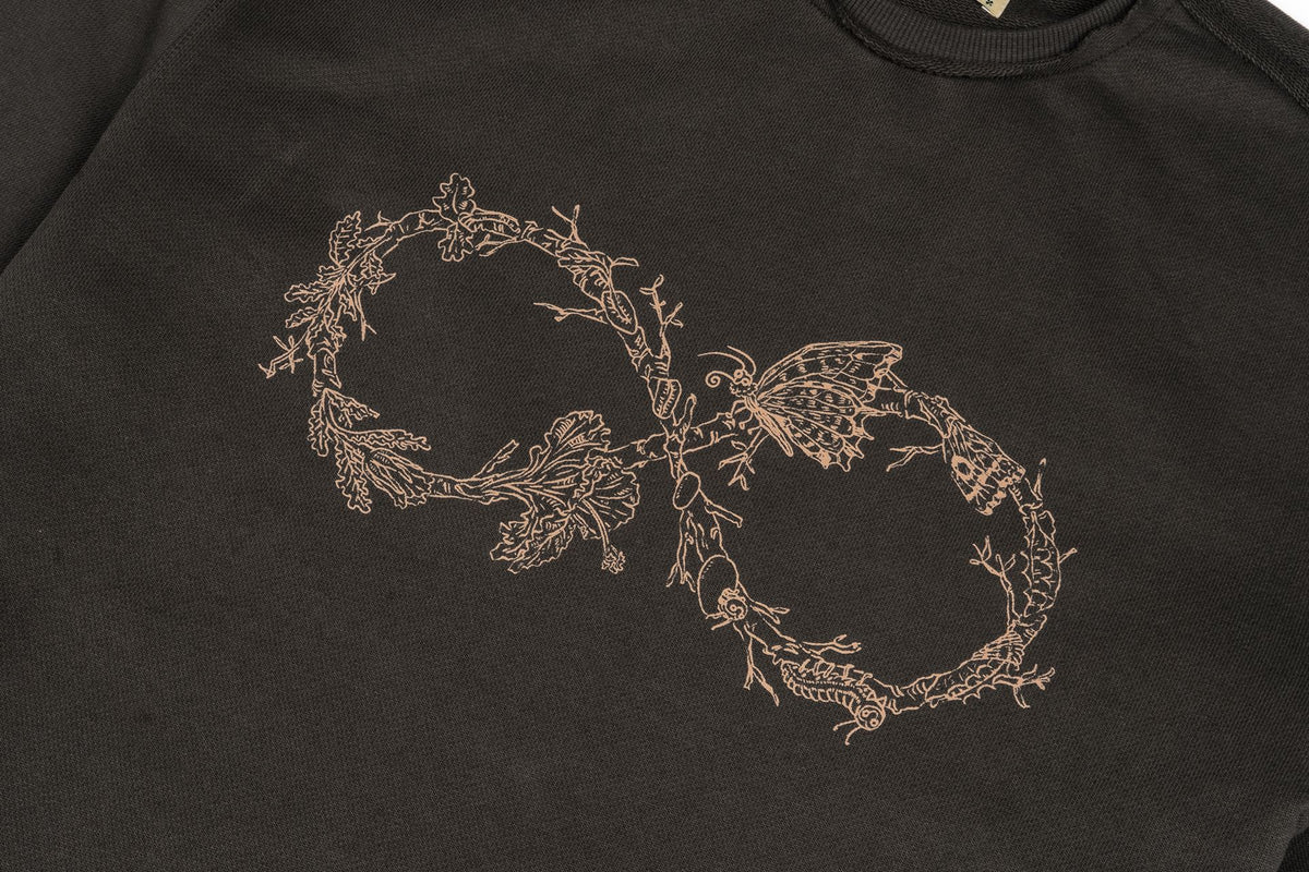 Ioedle - Möbius Cycle T-Shirt (Charcoal) product image 5 | TRAB K-Fashion Australia