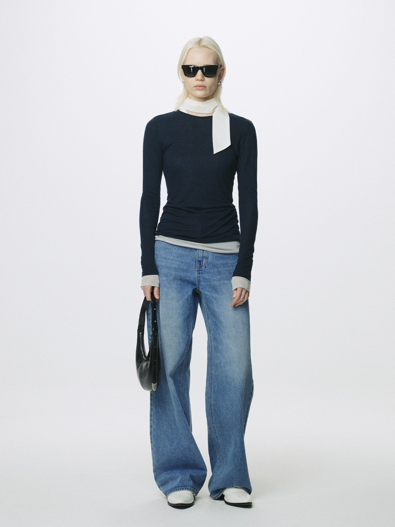 Tonywack - Wide-Leg Baggy Denim Jeans (Washed Blue) product image 1 | TRAB K-Fashion Australia
