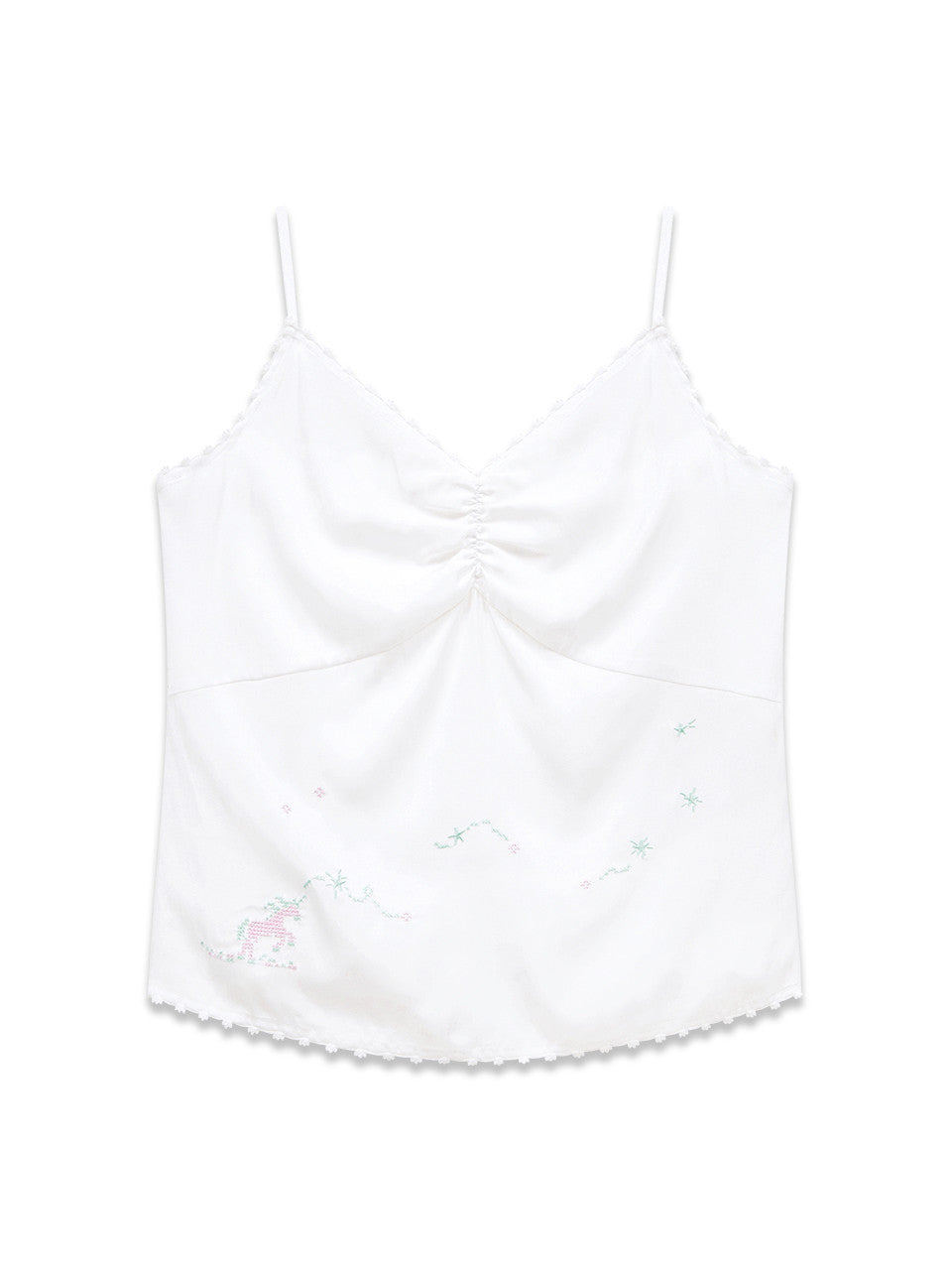 Margarin Fingers - Unicorn Stitch Sleeveless (White) product image 2 | TRAB K-Fashion Australia