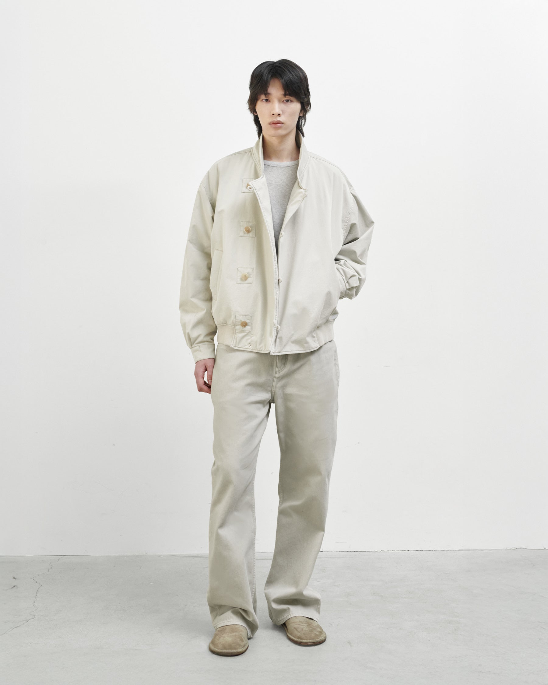 Brownyard - Washed Boots Cut Denim (Stone) product image 1 | TRAB K-Fashion Australia