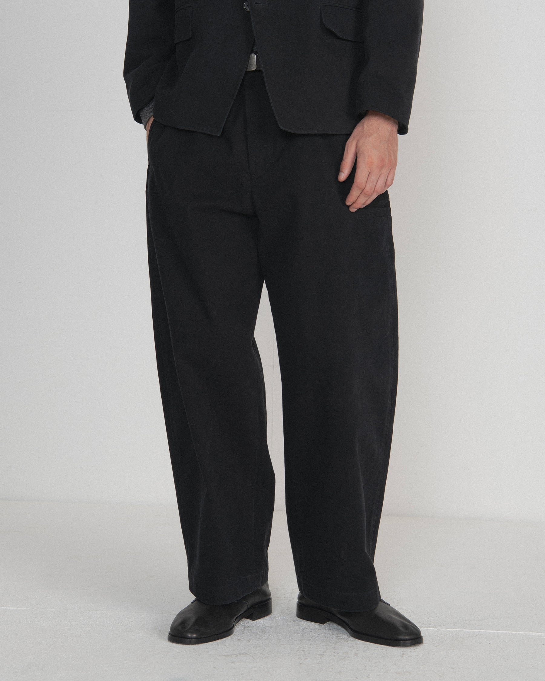 Brownyard - Washed Cotton Trouser (Black) product image 2 | TRAB K-Fashion Australia