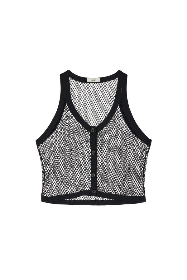 Deinet - Crochet Knit Vest (Black) product image 11 | TRAB K-Fashion Australia