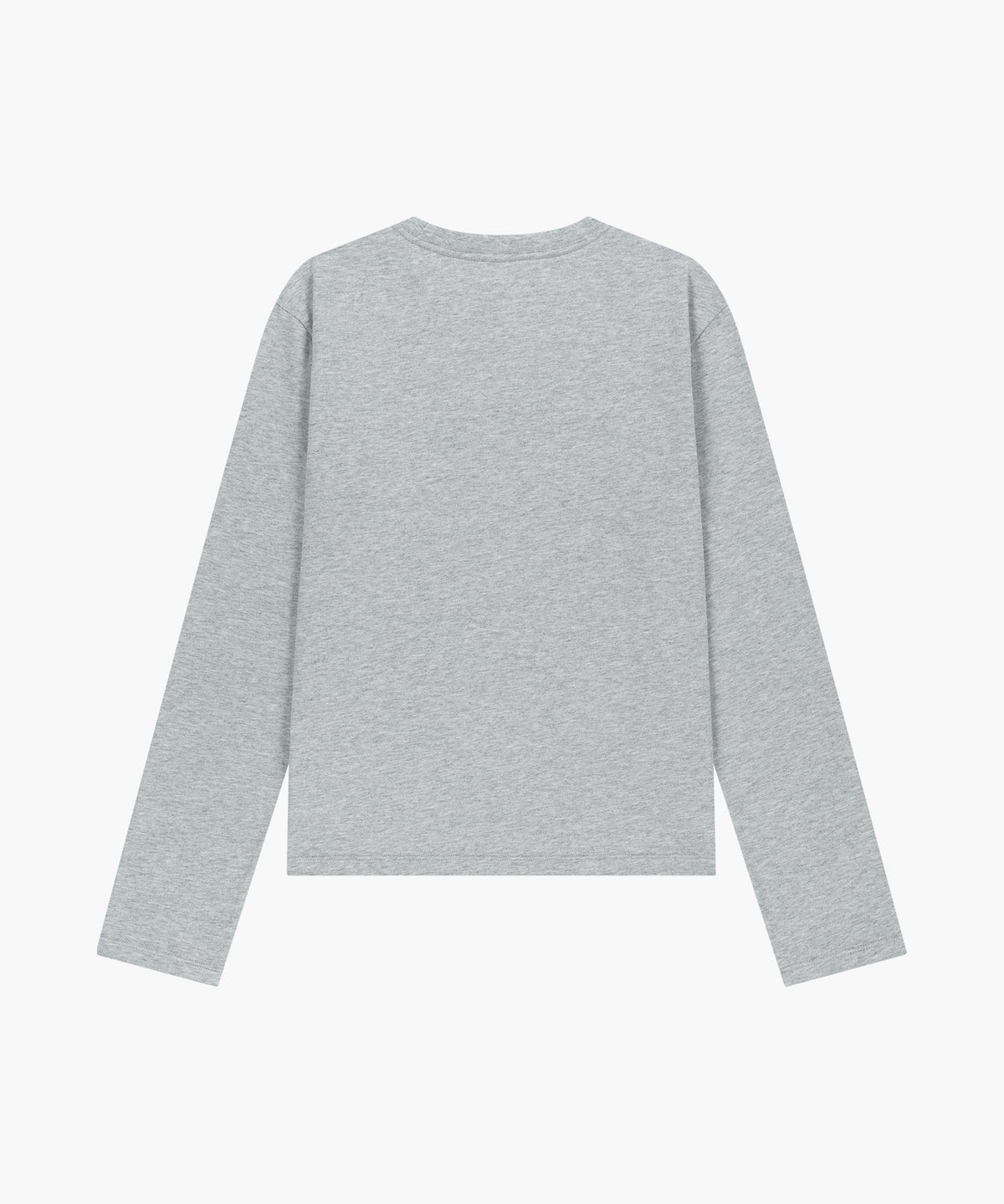 Marithe & Francois Girbaud - Small Classic Logo Long Sleeve Tee (Heather Gray) product image 6 | TRAB K-Fashion Australia