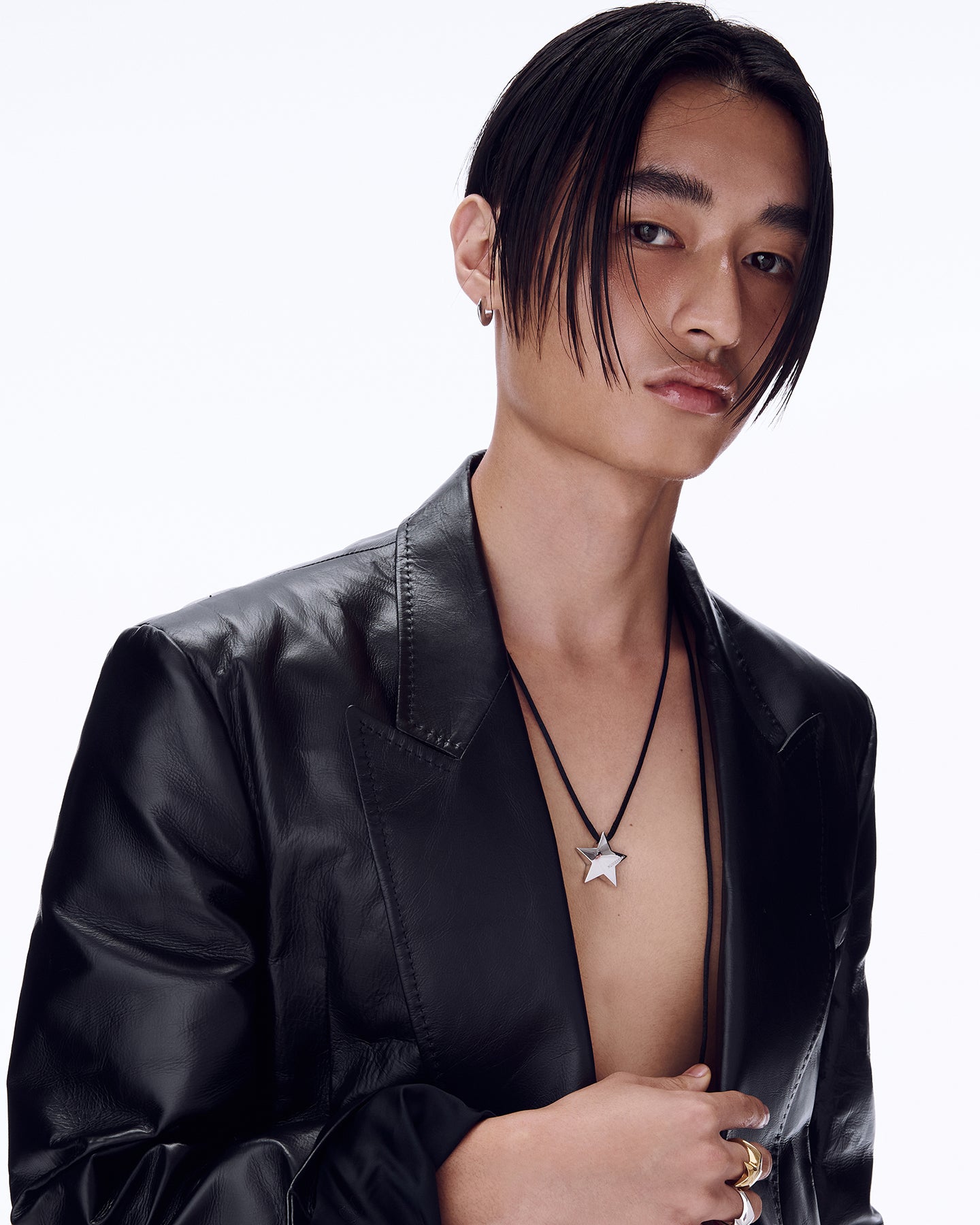Numbering - Chunky Star Strap Necklace #5771 product image 5 | TRAB K-Fashion Australia