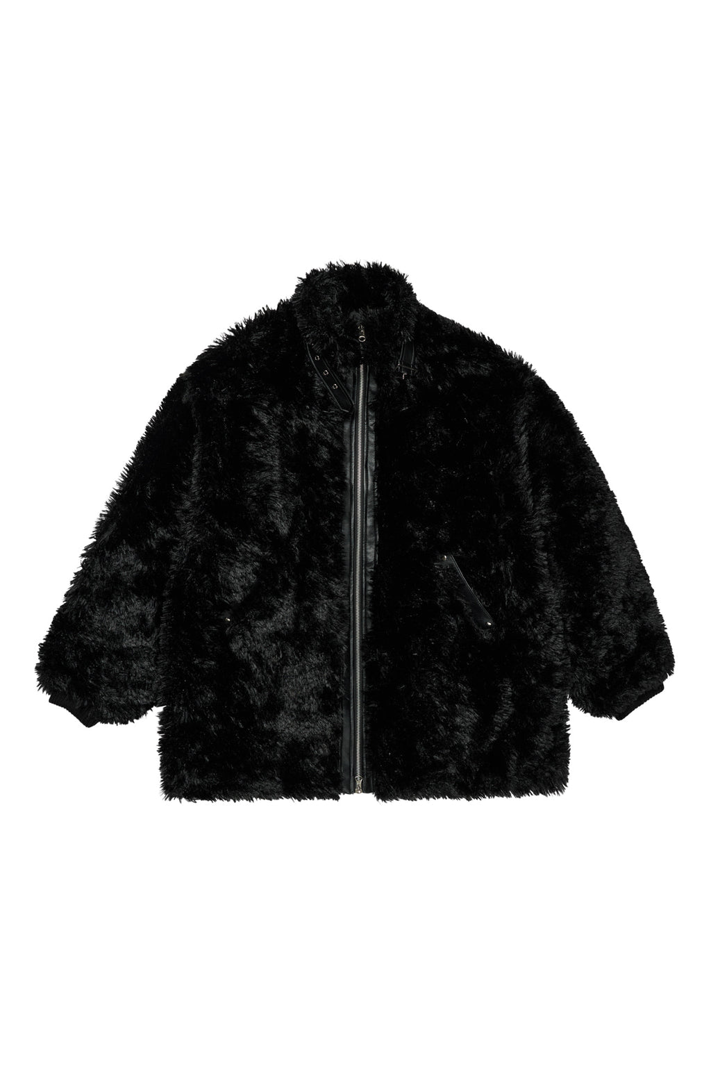 Deinet - Bizzo Point Faux Fur Jumper (Black) product image 11 | TRAB K-Fashion Australia