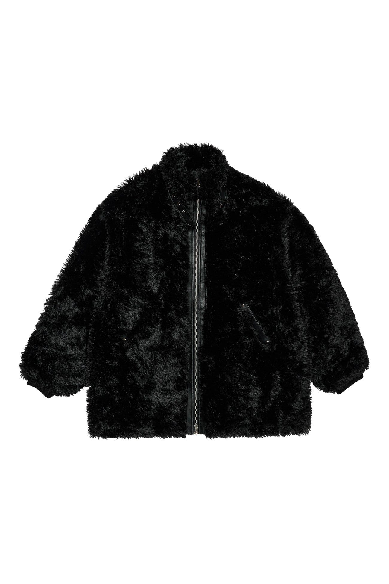 Deinet - Bizzo Point Faux Fur Jumper (Black) product image 11 | TRAB K-Fashion Australia