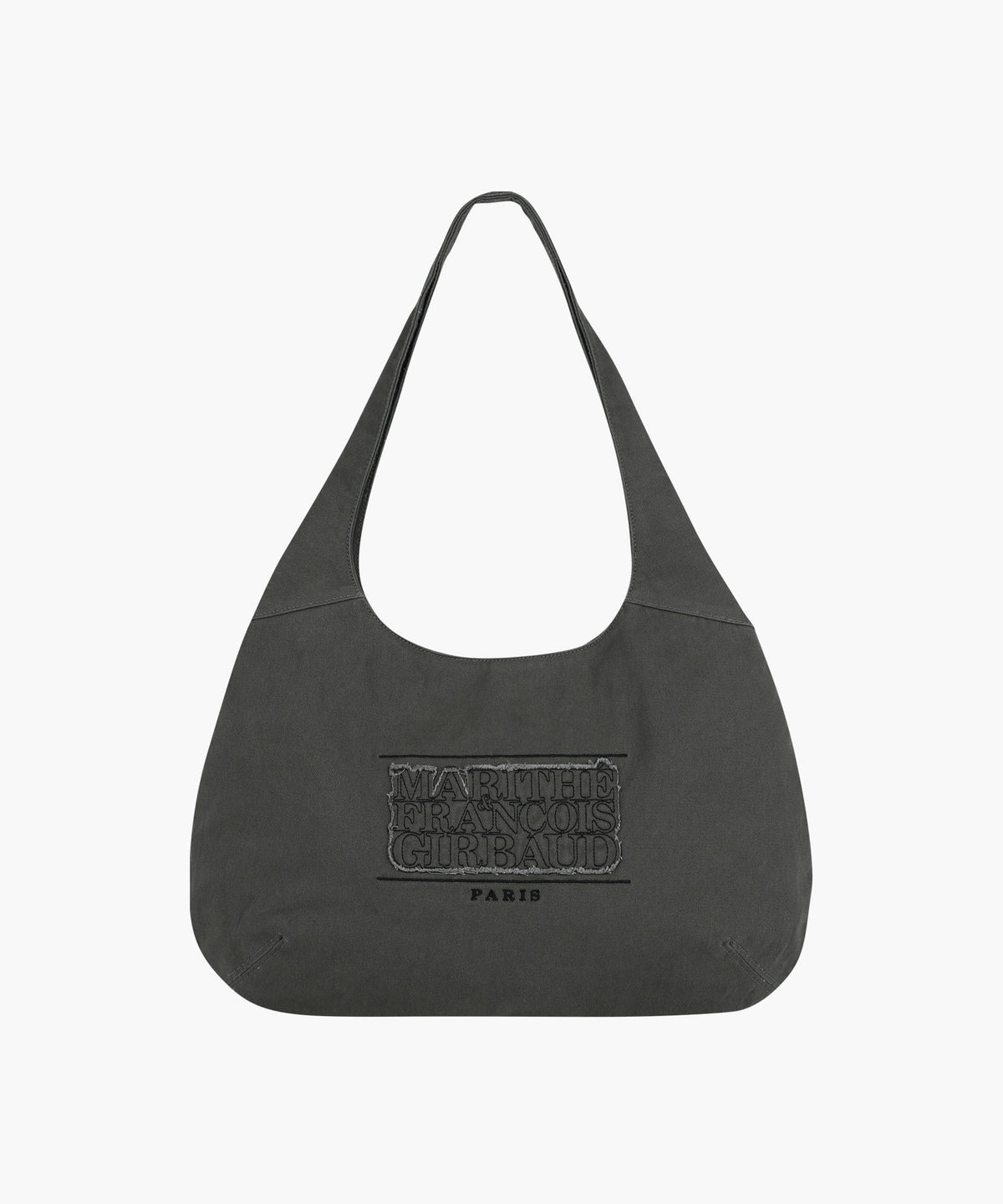 Marithe & Francois Girbaud - Classic Logo Round One Shoulder Bag (Charcoal) product image 1 | TRAB K-Fashion Australia