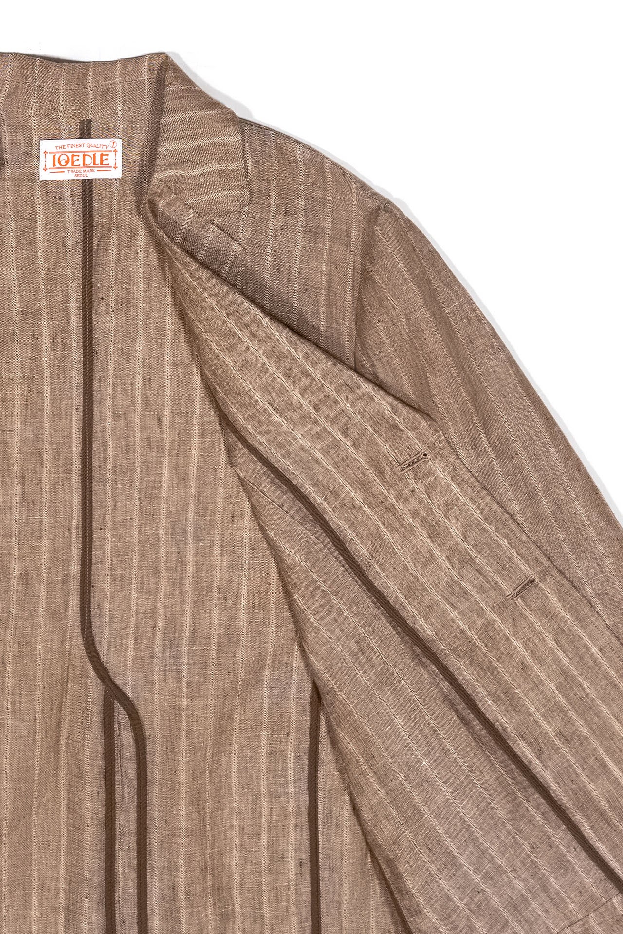 Ioedle - Linen Jacket (Brown) product image 8 | TRAB K-Fashion Australia