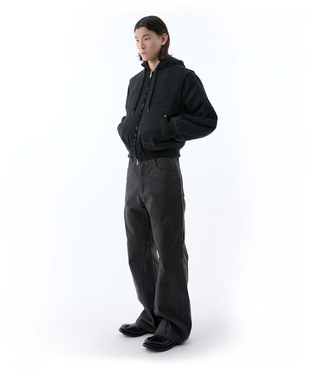 XLIM - Ep.10 02 Jacket (Washed Black) product image 2 | TRAB K-Fashion Australia