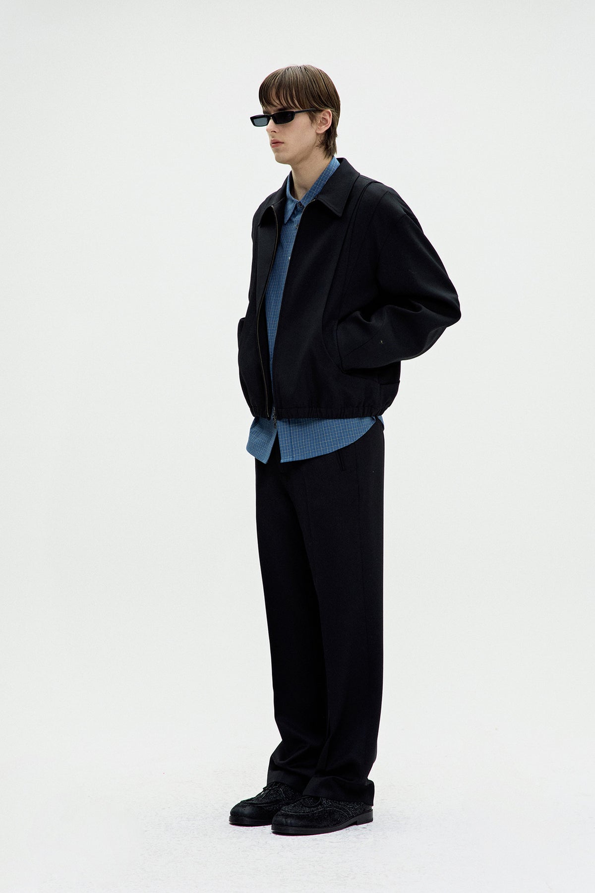 Coor - Wool Blouson Jumper (Black) product image 3 | TRAB K-Fashion Australia