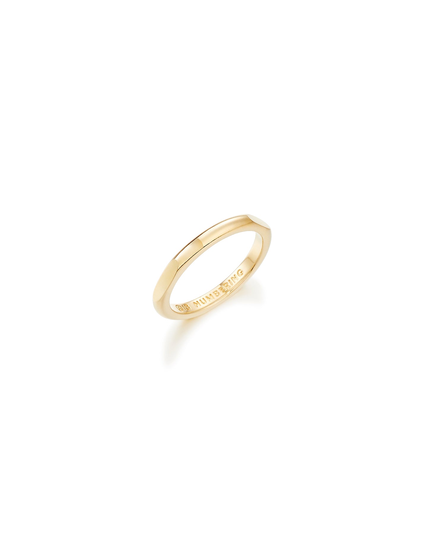 Numbering - 3 Sided Signet Ring (S) #7404 product image 5 | TRAB K-Fashion Australia