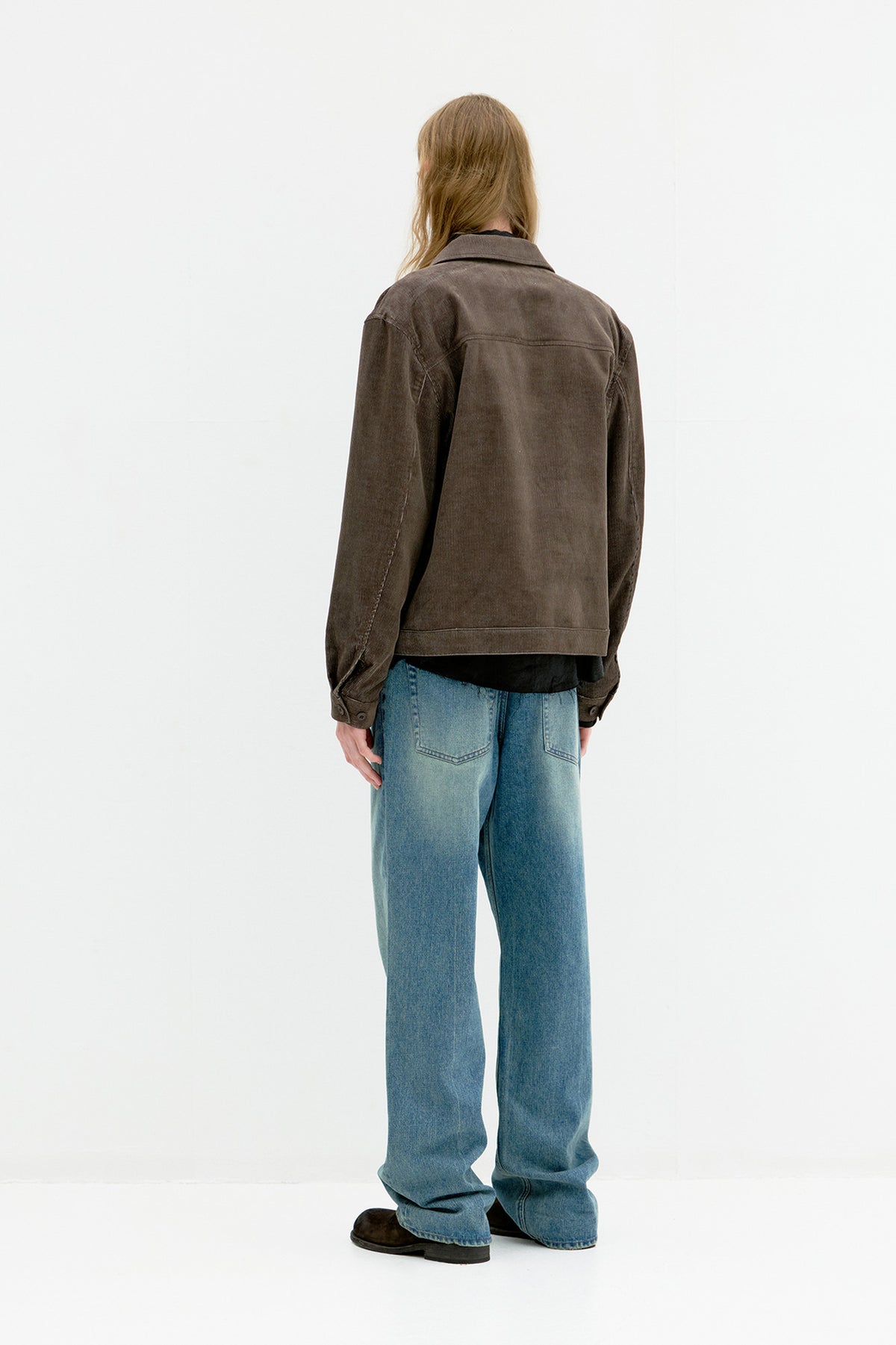Coor - Corduroy Multi Pocket Shirt Jacket (Brown) product image 4 | TRAB K-Fashion Australia