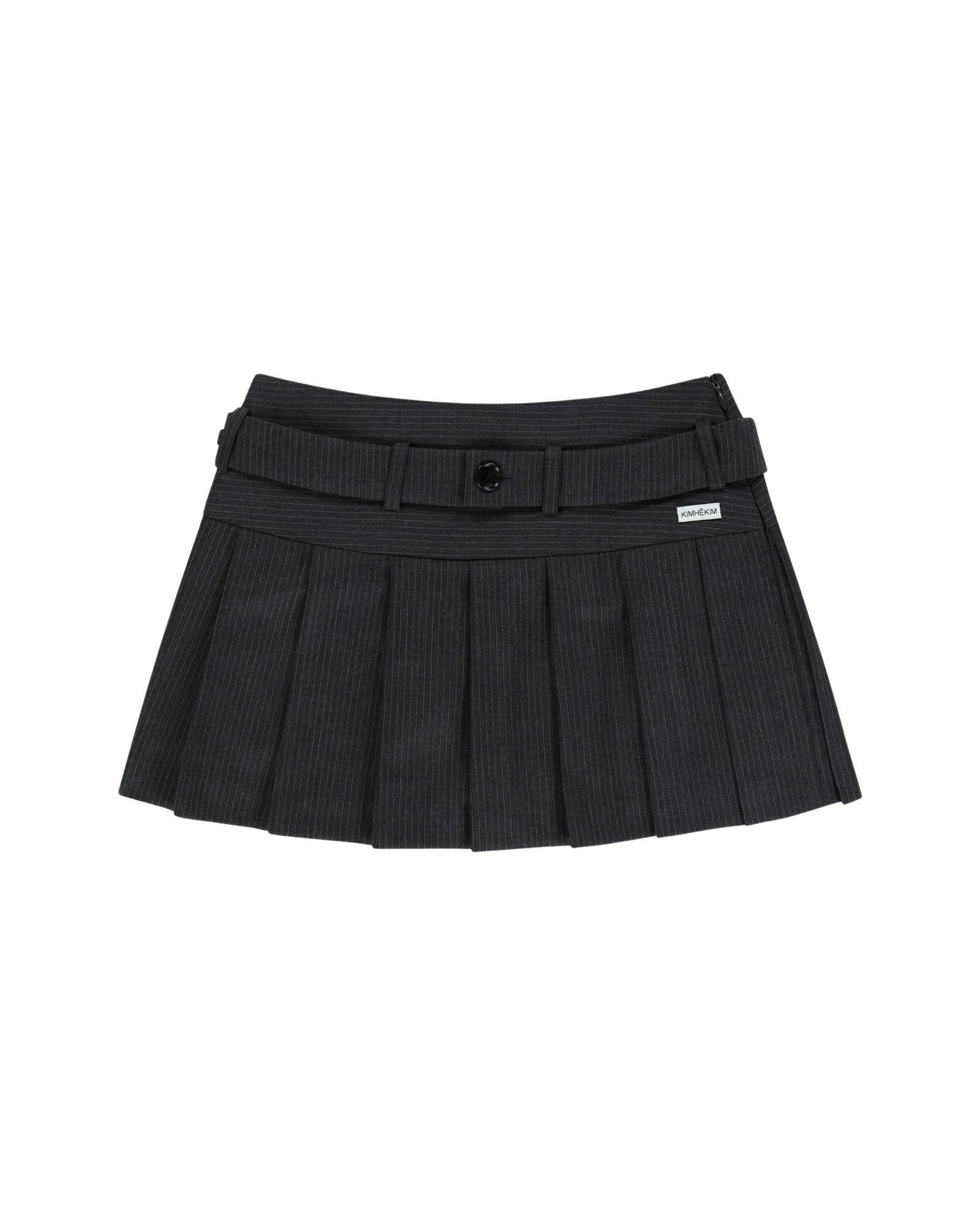 Kimhe Kim - Belted Mini Skirt (Grey) product image 14 | TRAB K-Fashion Australia