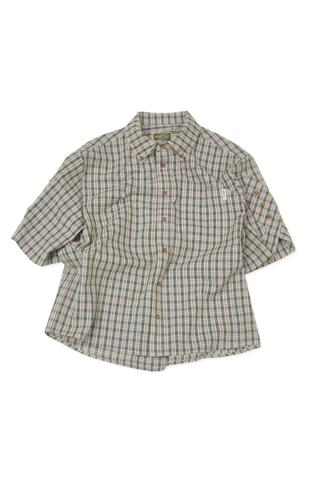 Ioedle - Rocket Slit Short Sleeve Shirt (Blue) product image 2 | TRAB K-Fashion Australia