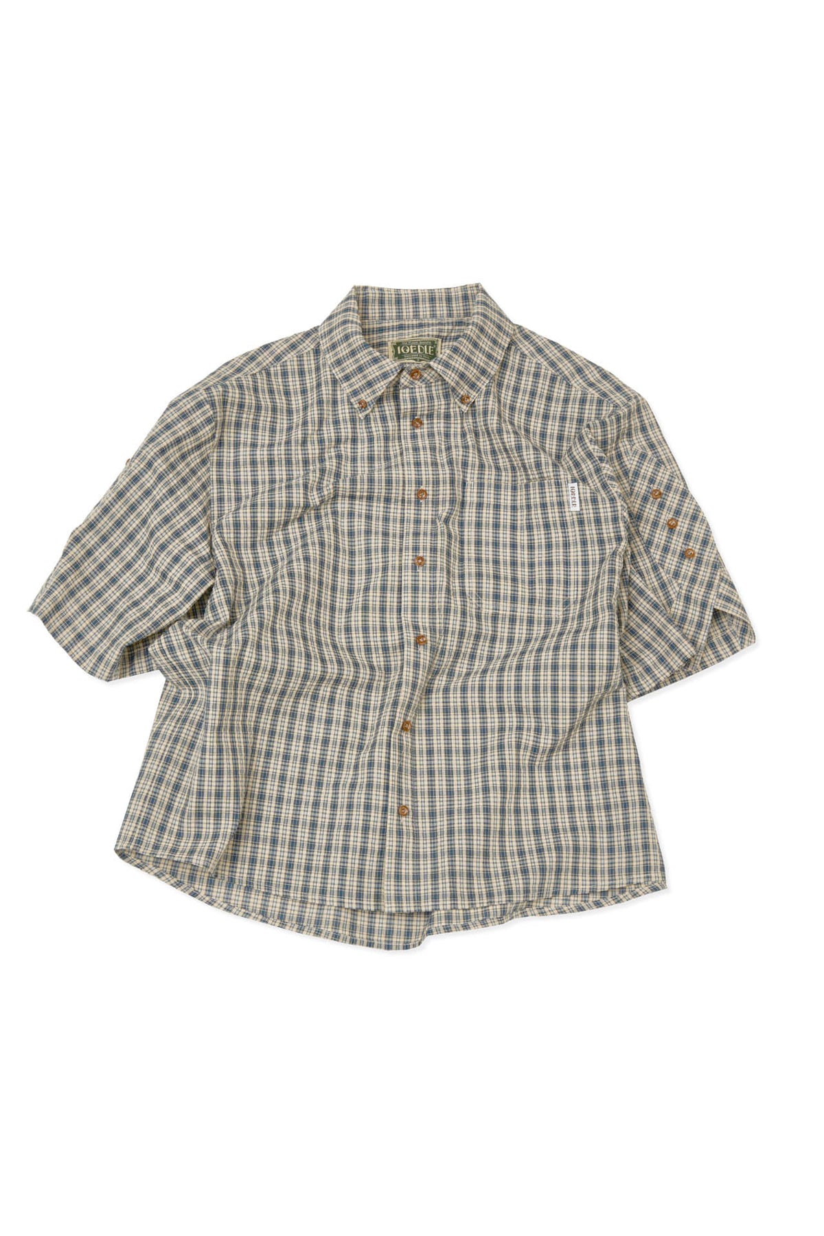 Ioedle - Rocket Slit Short Sleeve Shirt (Blue) product image 2 | TRAB K-Fashion Australia