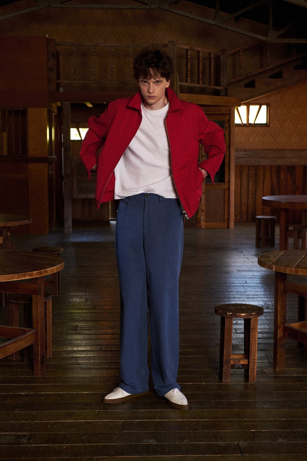 STU - Curved Cuff Jacket (Red) product image 10 | TRAB K-Fashion Australia