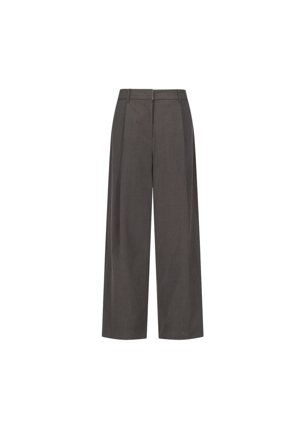 Amomento - Wide Tuck Pants (Brown) product image 5 | TRAB K-Fashion Australia