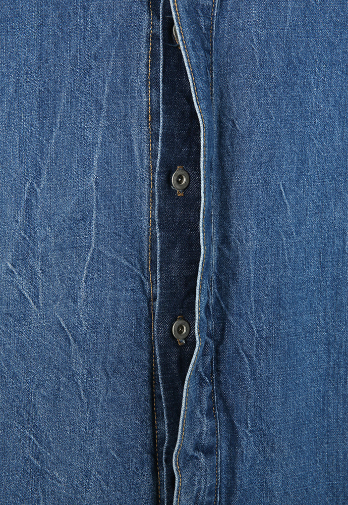 Tonywack - Covered Front Denim Blouson (Lightning Washed Blue) product image 10 | TRAB K-Fashion Australia