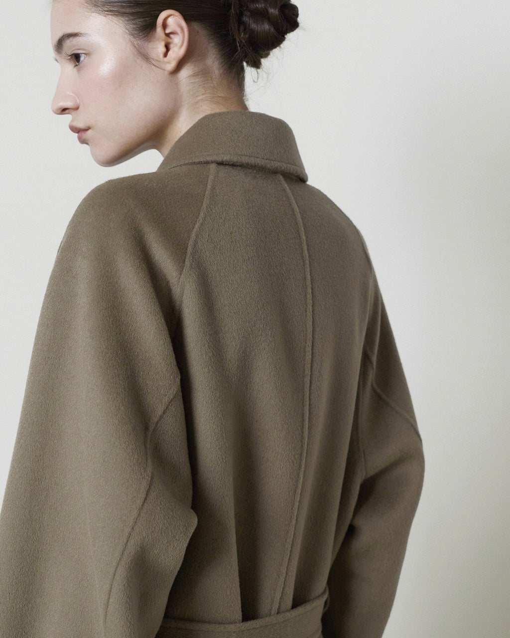 Brownyard - Handmade Belted Coat (Dark Beige) product image 3 | TRAB K-Fashion Australia