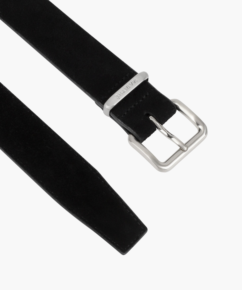Marithe & Francois Girbaud - Suede Belt (Black) product image 5 | TRAB K-Fashion Australia