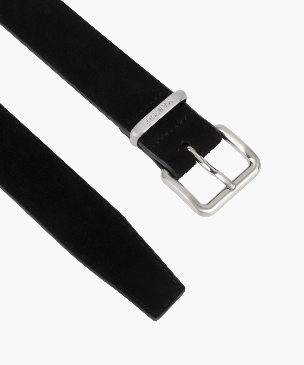 Marithe & Francois Girbaud - Suede Belt (Black) product image 5 | TRAB K-Fashion Australia