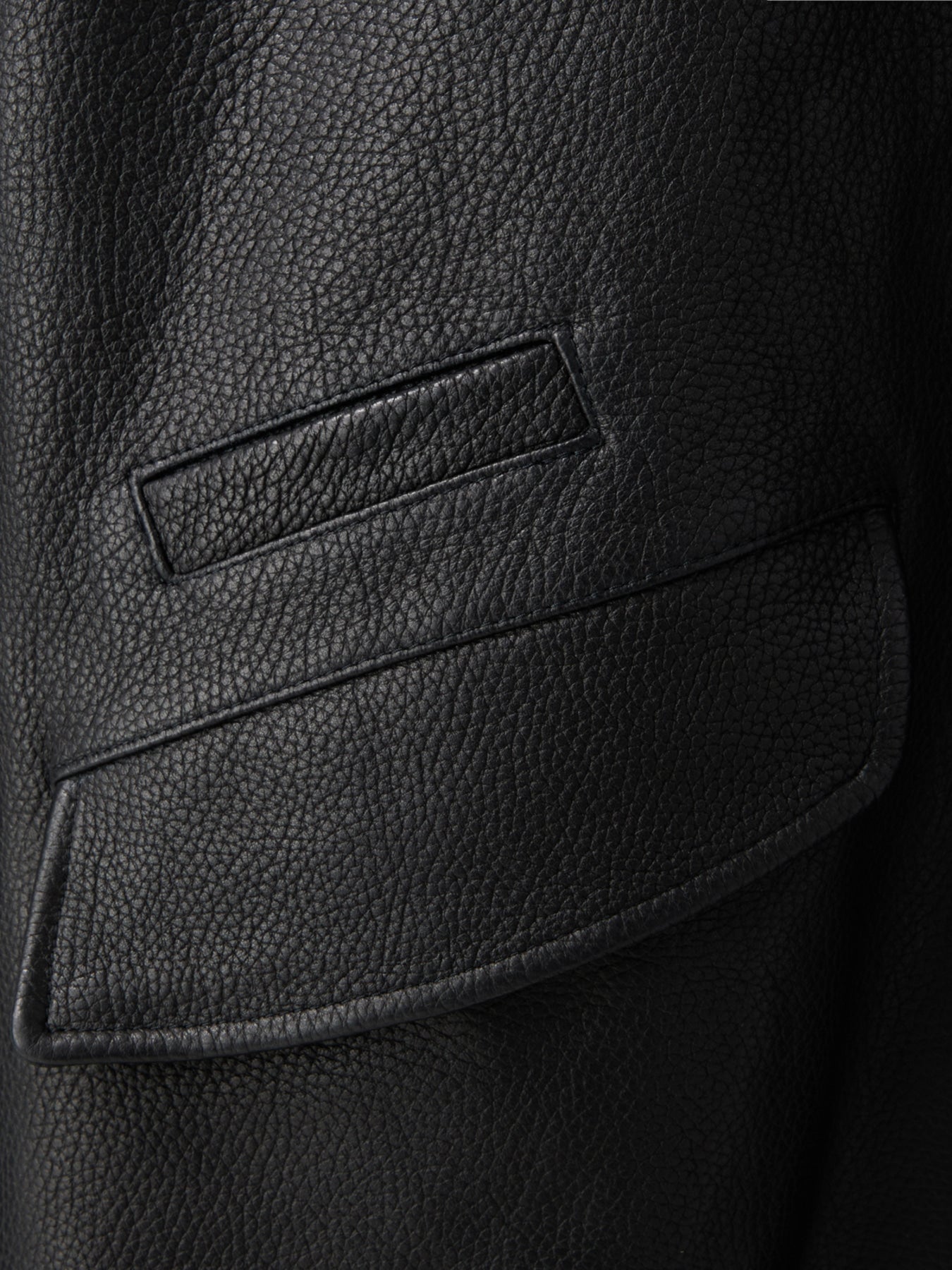 Recto - Vintage Leather Chore Jacket (Black) product image 8 | TRAB K-Fashion Australia