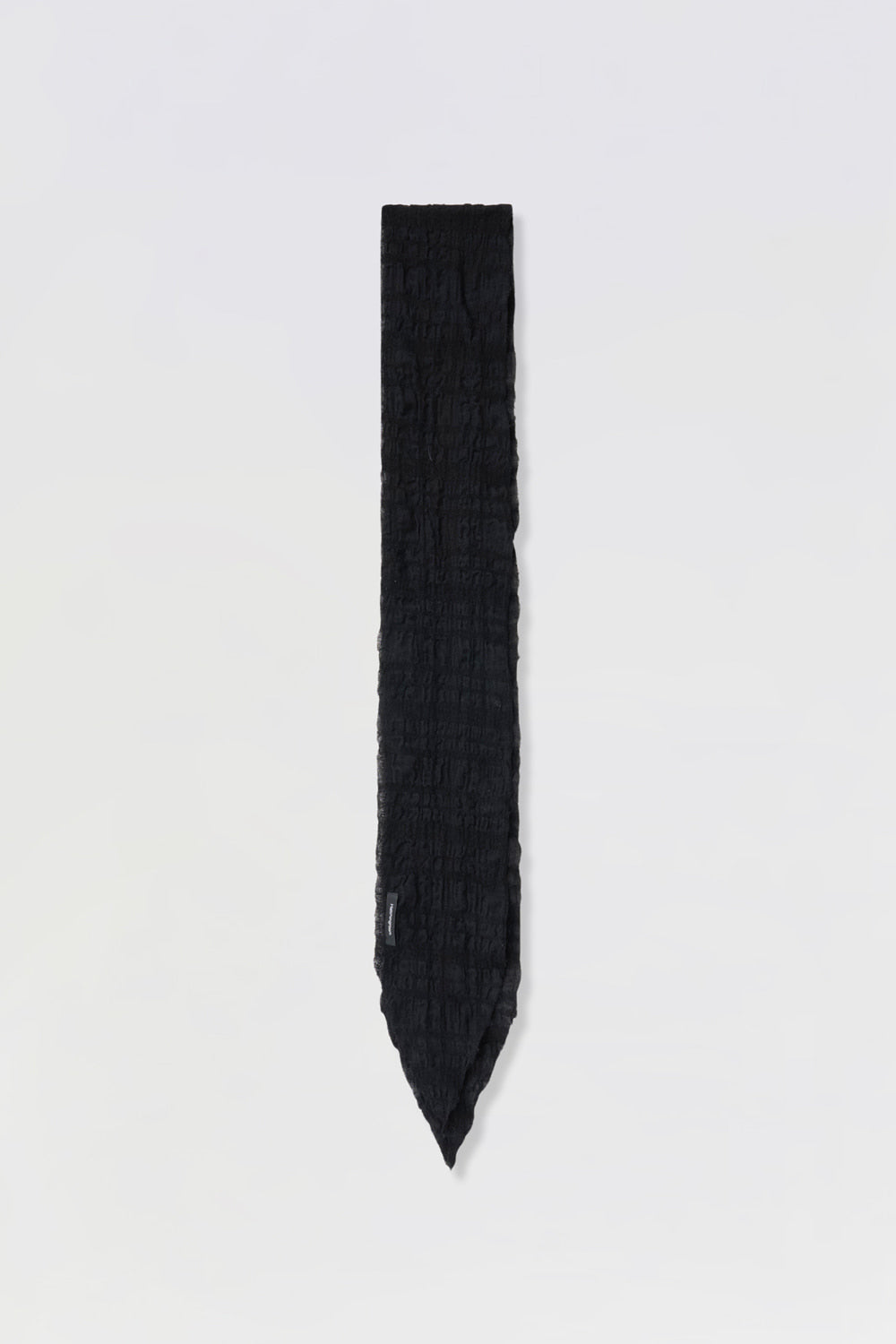 Hatchingroom - Crinkle Gauze Muffler (Black) product image 2 | TRAB K-Fashion Australia