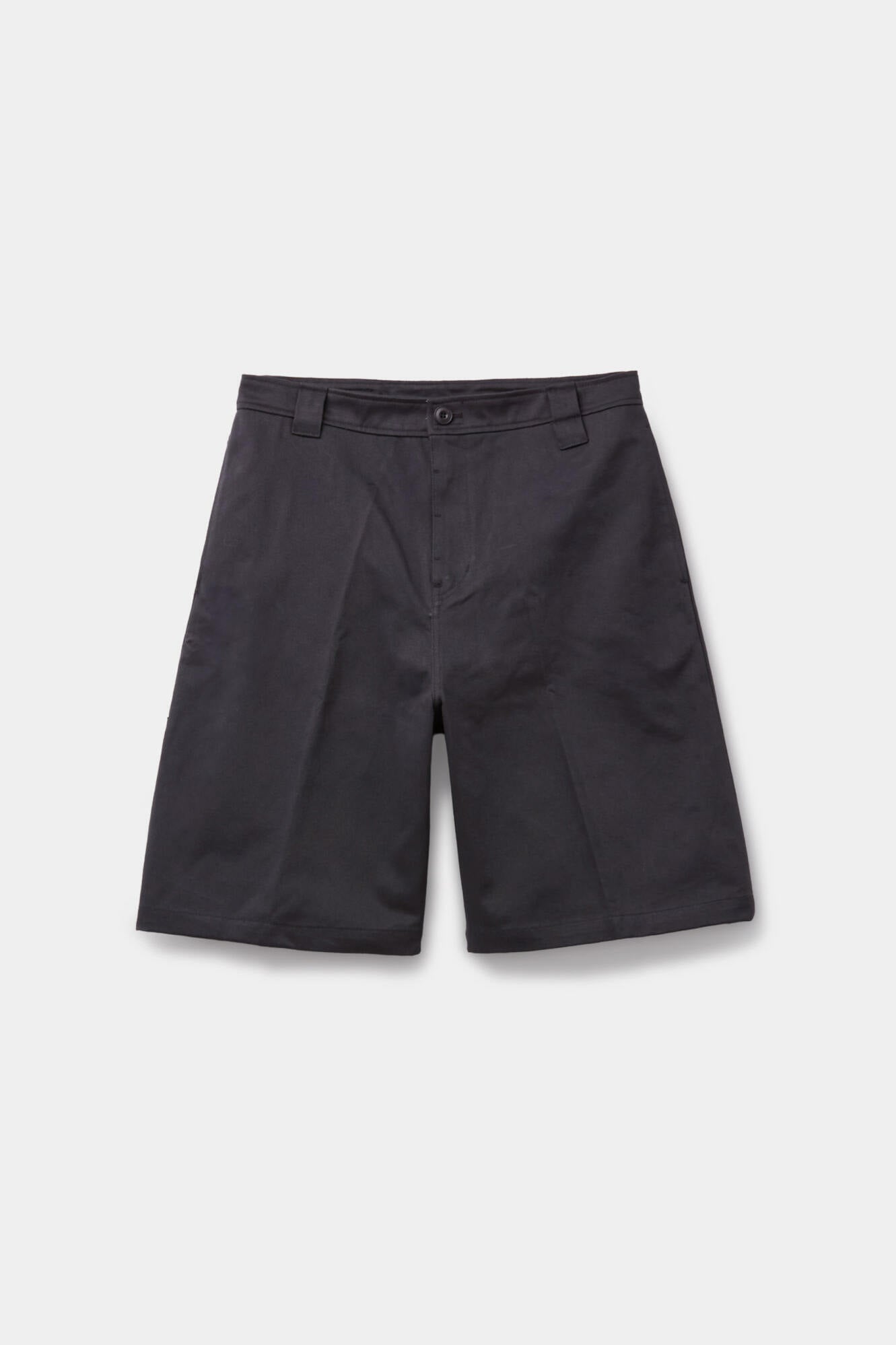Coor - Cotton Blend Stitch Pointed Bermuda Pants (Deep Navy) product image 1 | TRAB K-Fashion Australia