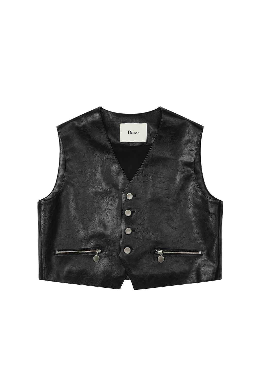 Deinet - Faux Leather Vest (Black) product image 11 | TRAB K-Fashion Australia