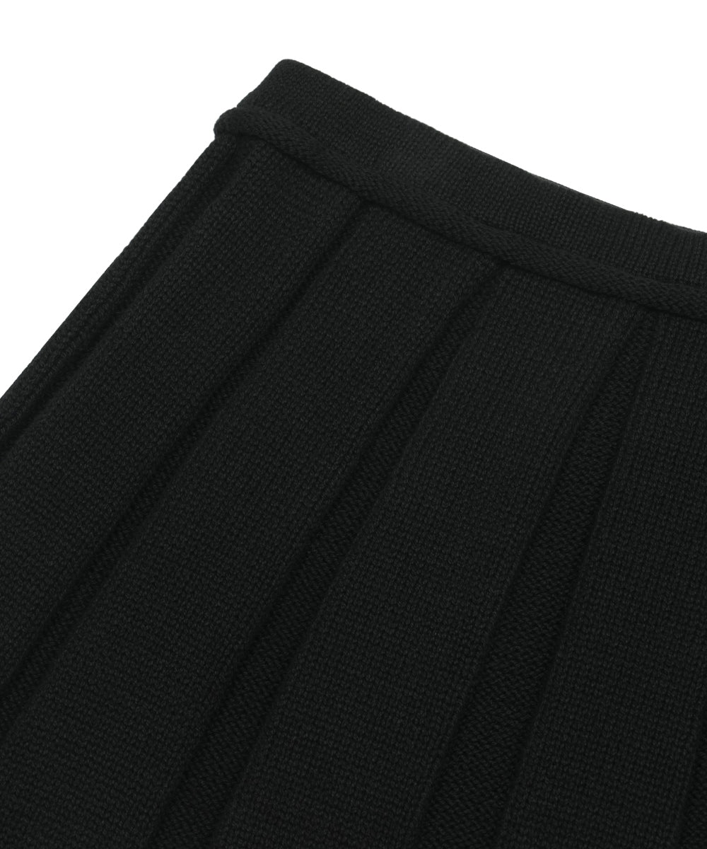 Coyseio - Knit Pleats Skirt (Black) product image 12 | TRAB K-Fashion Australia