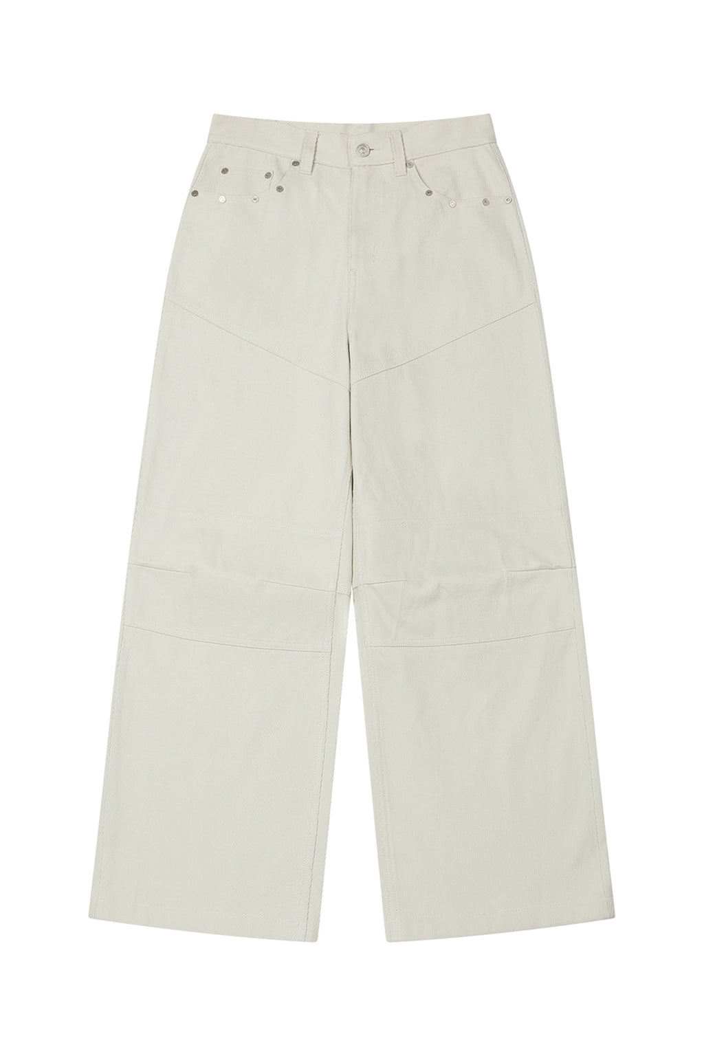 Deinet - Cotton Twill Pants (Ivory) product image 1 | TRAB K-Fashion Australia