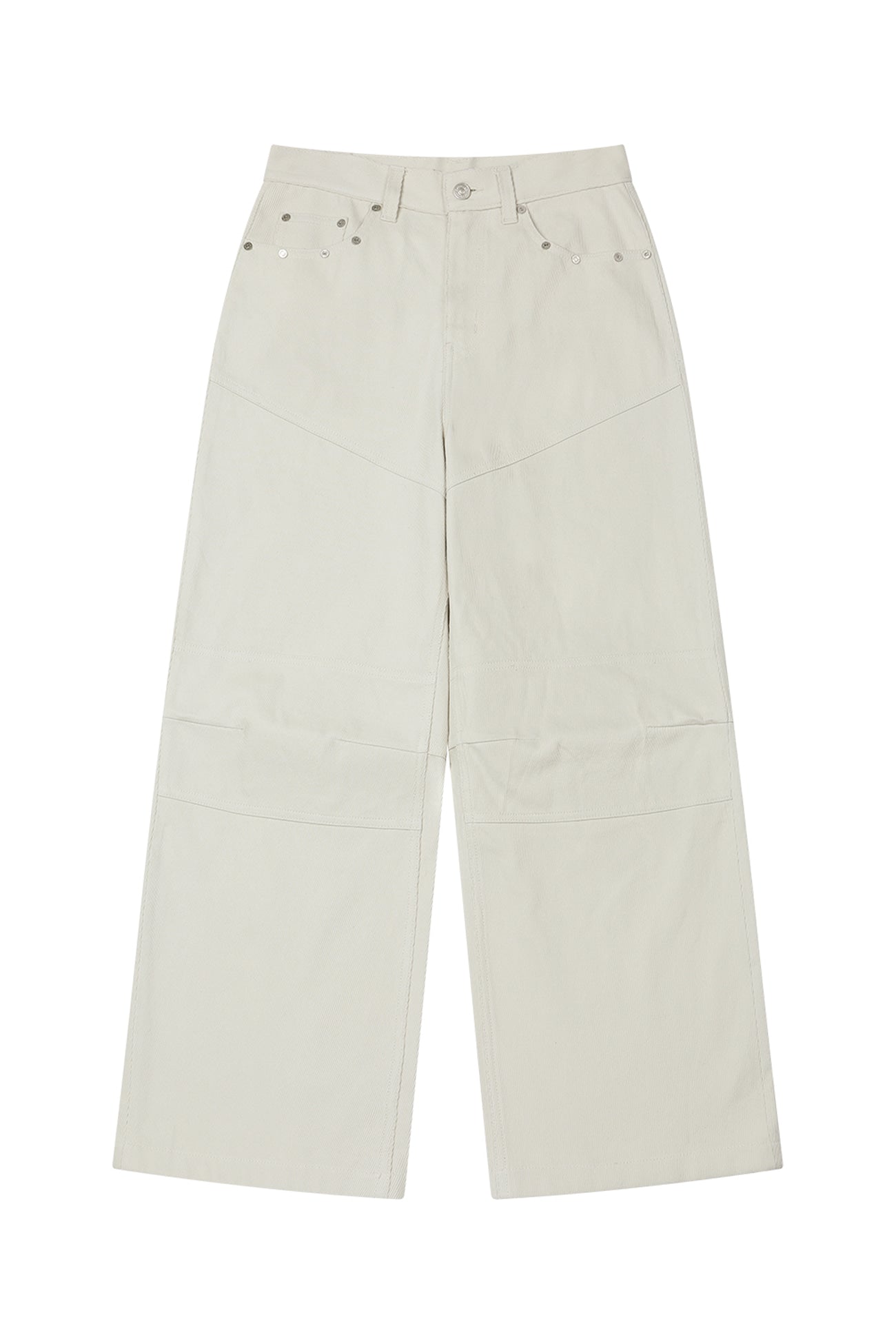 Deinet - Cotton Twill Pants (Ivory) product image 1 | TRAB K-Fashion Australia