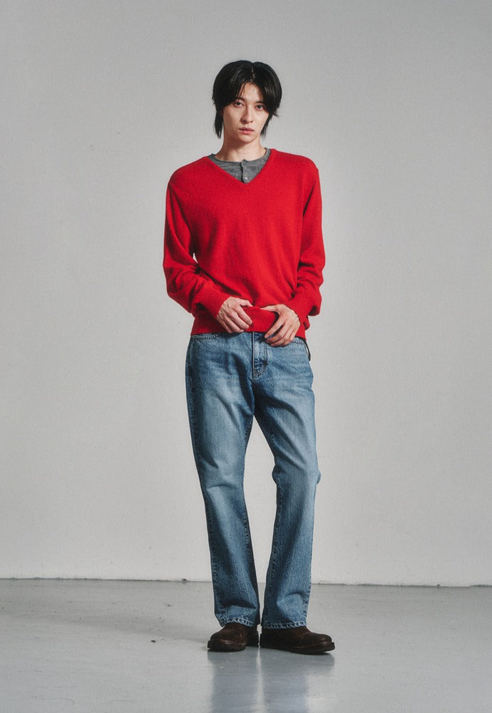 Art if acts - Regular Flare Jeans (Light Indigo) product image 1 | TRAB K-Fashion Australia