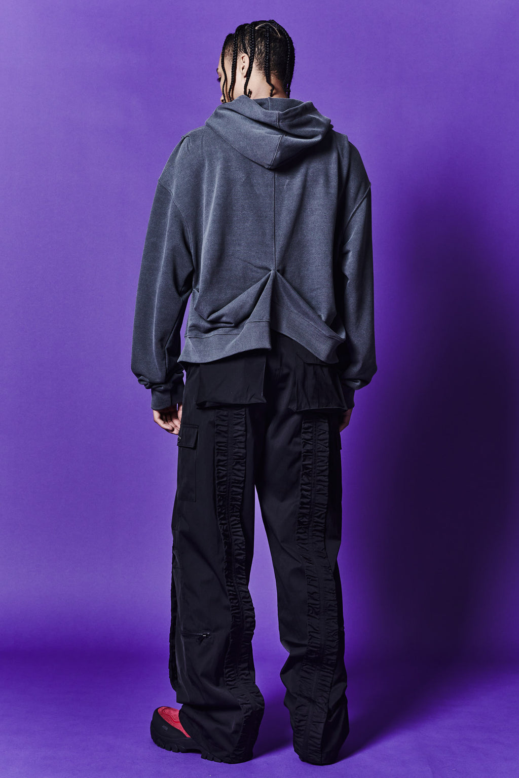 Andersson Bell - (essential) Unisex Rework Adsb Cheerleader Hoodie (Charcoal) product image 11 | TRAB K-Fashion Australia